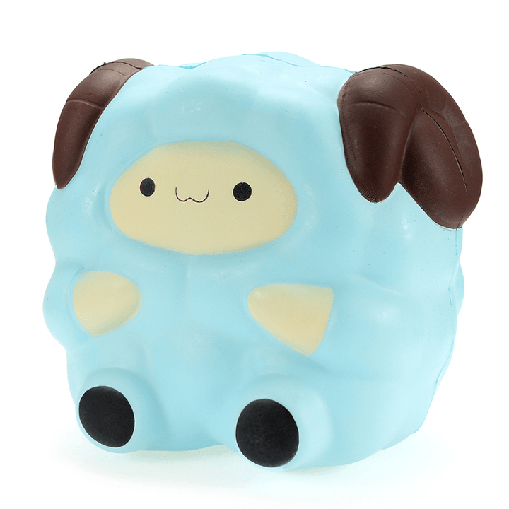 Squishy Jumbo Sheep 13Cm Slow Rising with Packaging Collection Gift Decor Soft Squeeze Toy - MRSLM