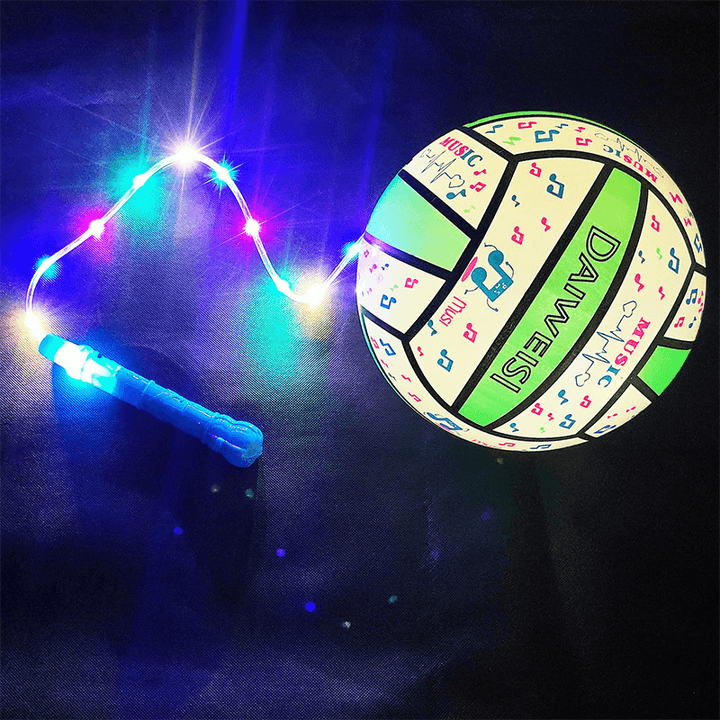 Luminous Swing Ball Fitness Ball, Inflatable Bouncy Ball - MRSLM