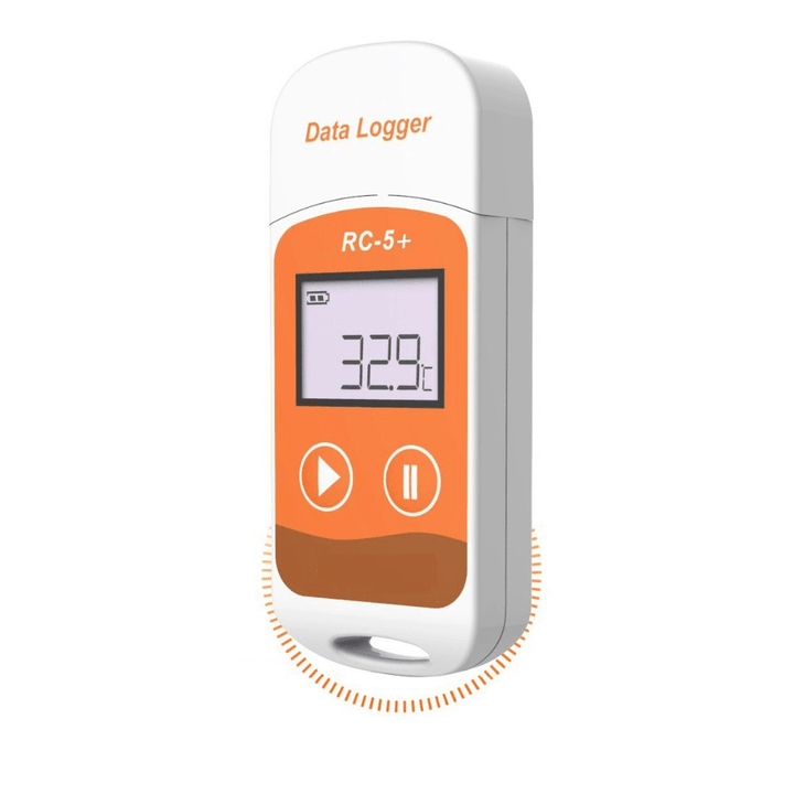 RC-5+ High-Precision Digital USB Temperature Data Logger Recorder Upgrade for Refrigeration, Cold Chain Transport, Labs - MRSLM