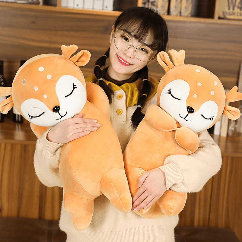 Baby Deer Doll Cute Sleeping Sleeping Pillow - MRSLM