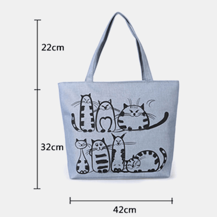 Women Large Capacity Handbag Cute Bag Shoulder Bag - MRSLM