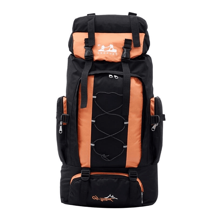 60L Nylon Backpack Waterproof Sports Travel Hiking Climbing Shoulder Bag Unisex Rucksack - MRSLM