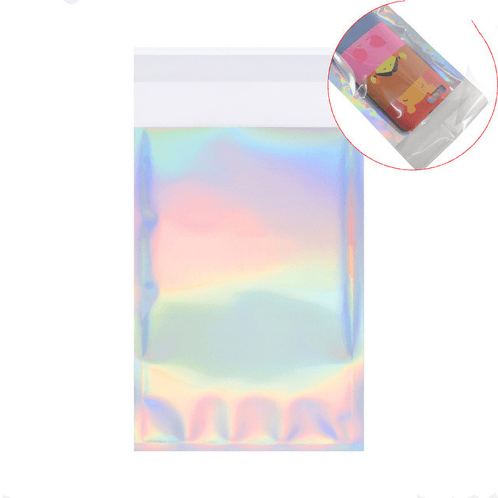 8 Sizes 20Pcs Pack Plastic Bag Aluminum Foil Hologram Food - MRSLM