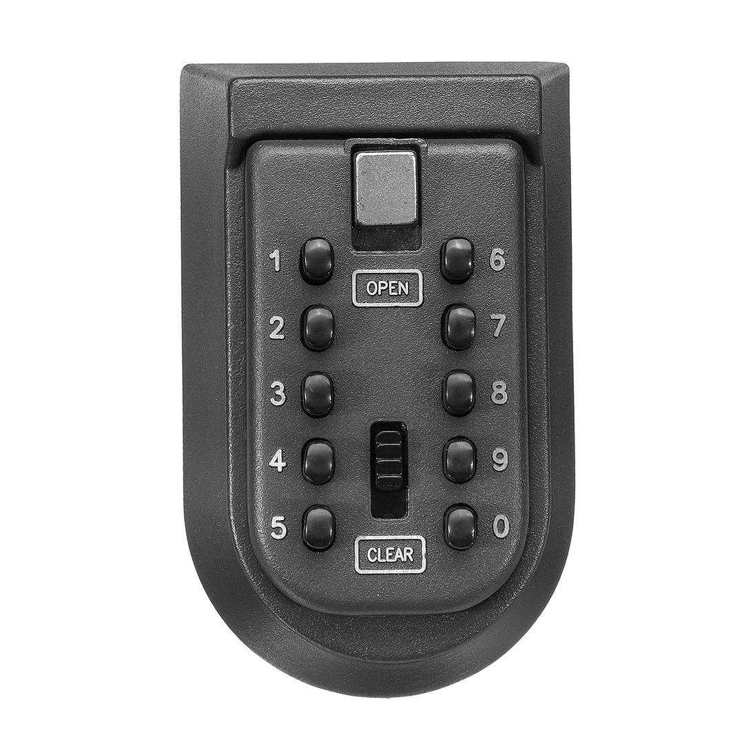 Outdoor Wall Mount Key Safe Combination Lock Storage Box 10-Digital Password - MRSLM