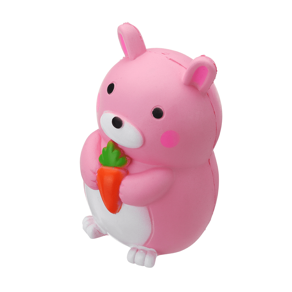 Carrot Rabbit Squishy 9*12.5Cm Slow Rising with Packaging Collection Gift Soft Toy - MRSLM