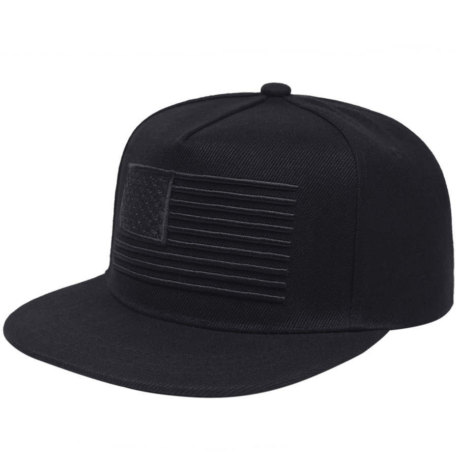 Outdoor Leislure American Flag Embroidery Baseball Caps Foreign Trade Hip-Hop Hats Men and Women Travel Sun Hats - MRSLM