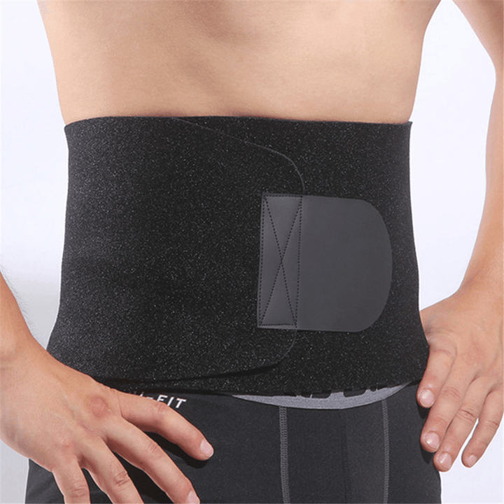 Men'S High Elasticity Protection Adjustable Waist Breathable Sports Strength Support Belt - MRSLM