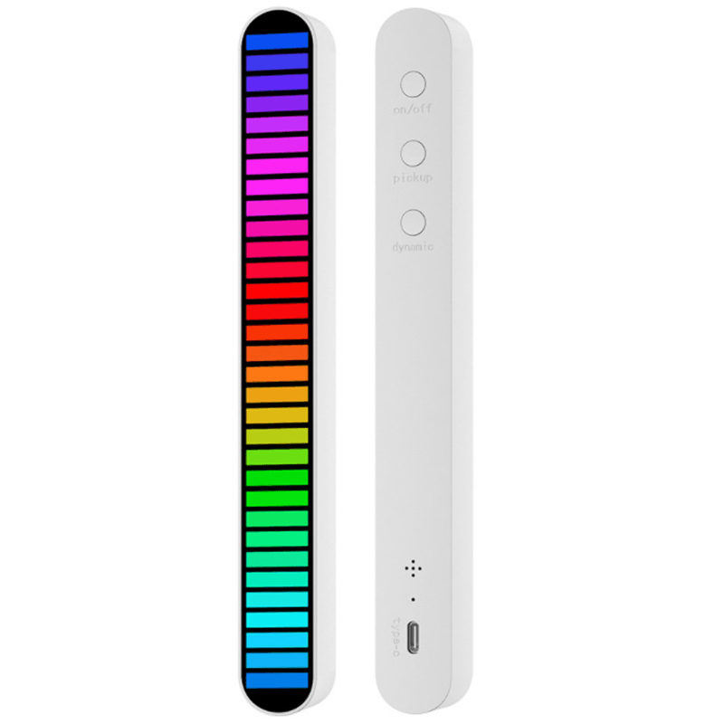 Smart Bluetooth RGB Light APP Control Music Voice Control Magic Rhythm Lights 210 Color Modes Music Mode Ambient Light USB Charging Lamp - MRSLM