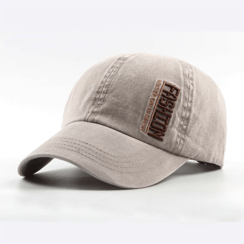 Outdoor Sun Mountaineering Sports Duck Tongue Baseball Cap Embroidered Letter Cotton Hat - MRSLM