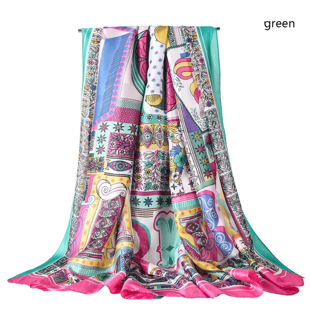 Satin Polyester - Long Scarf 180 X 90Cm - MRSLM