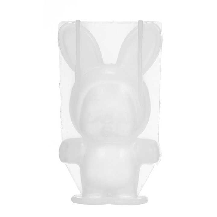 S/M/L DIY Silicone Mold Sleeping Baby Mould Aromatherapy Plaster Storage Container - MRSLM