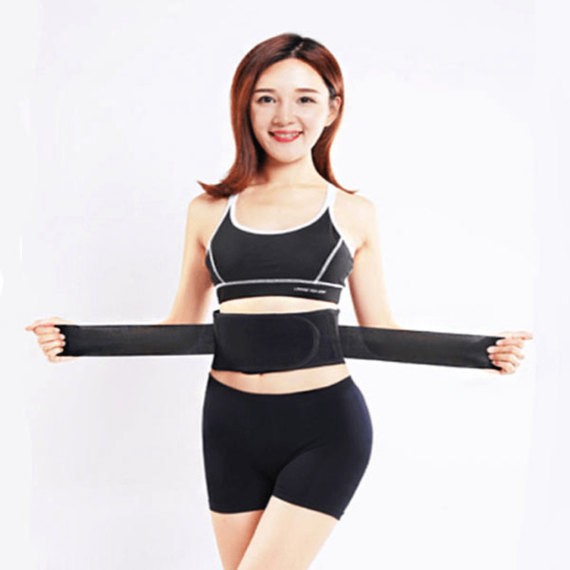 KALOAD Waist Protection Adjustable Lumbar Support Sports Exercise Belt Massager Fitness Protective Gear - MRSLM