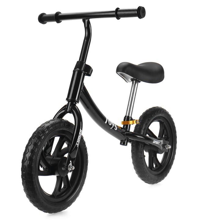 12 Inch Kids Bike No Pedal Toddler Balance Bike Children Scooter Bicycle for 2/3/4/5 Year Old Beginner Rider Training - MRSLM