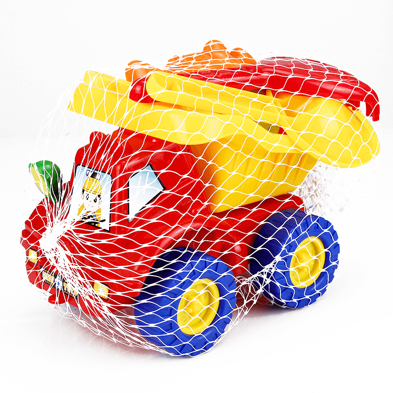 Children'S Beach Toy Car Set Baby Play Sand Digging Hourglass Large Shovel Bathing Water Cassia Tool - MRSLM