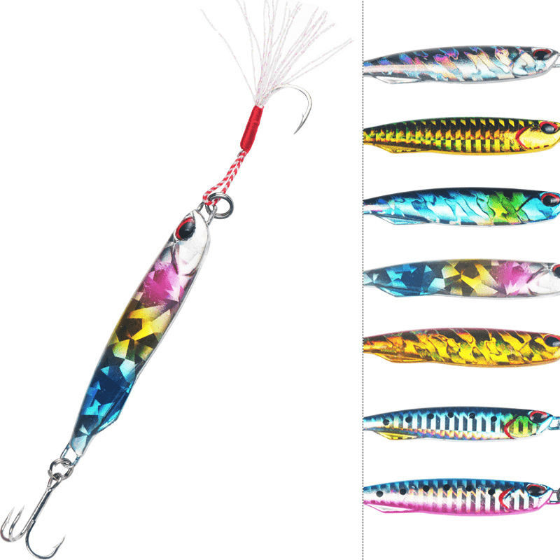 1 Pcs 7Cm 30G Fishing Lures Hard Bait Sinking River Sea Lakes Baits Fishing Tackle - MRSLM