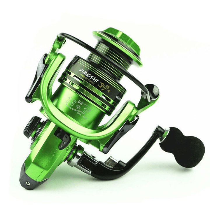 ZANLURE XF2000-5000 5.5:1 13+1BB Left/Right Hand Fishing Reel Pre-Loading Spinning Fishing Wheel - MRSLM