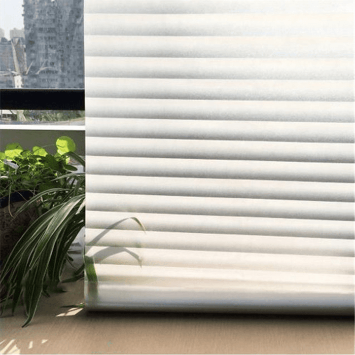 100/200Cm Frosted Window Film Glass Sticker Anti-Uv Privacy Office Home Decoration - MRSLM