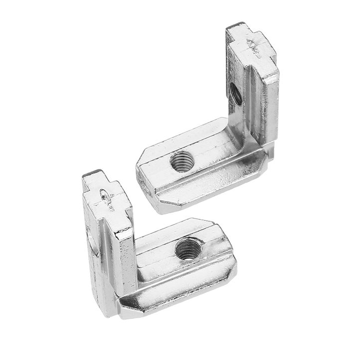 Suleve™ LJ40 5Pcs T Slot L Shape inside Corner Connector Joint Bracket for 4040 Series Aluminum Profile - MRSLM