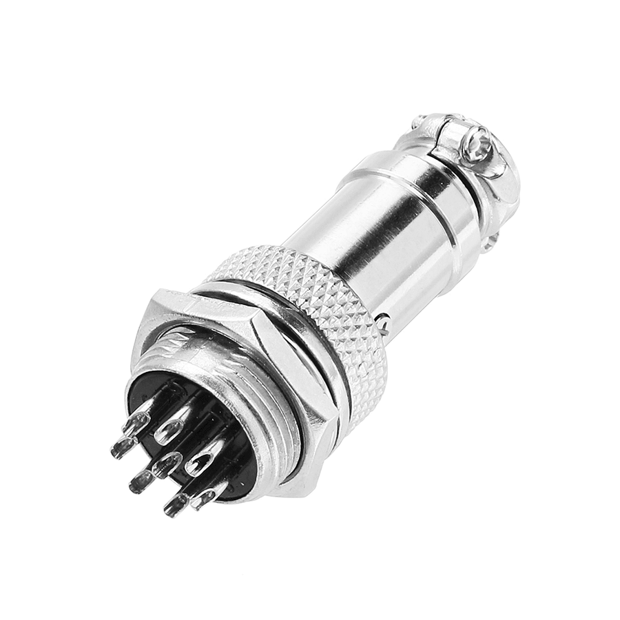 GX16-8 16Mm 8 Pin Male & Female Wire Panel Connector Circular Aviation Connector Socket Plug - MRSLM