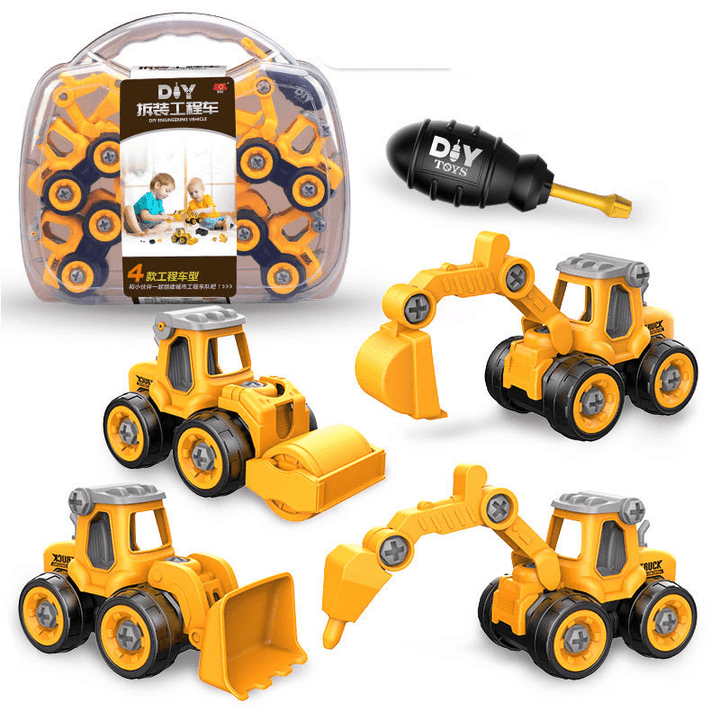 Children'S Disassembly and Assembly Engineering Vehicle Toy - MRSLM