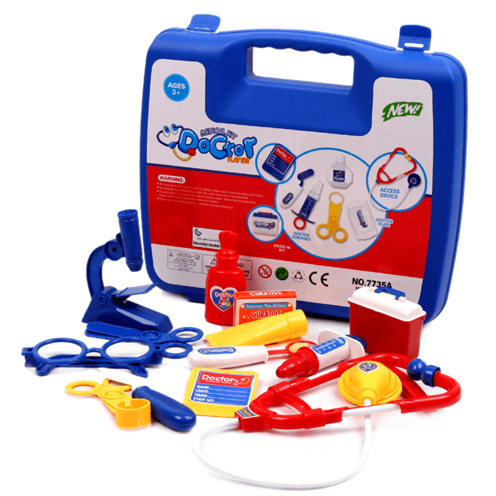 Children'S Simulation Doctor and Nurse Portable Medical Kit - MRSLM