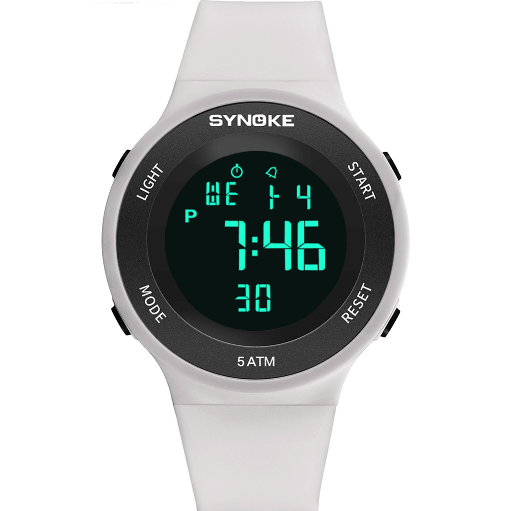 SYNOKE 9199 Fashion Student Watch 5ATM Waterproof Luminous Display Multi-Function Sport Digital Watch - MRSLM