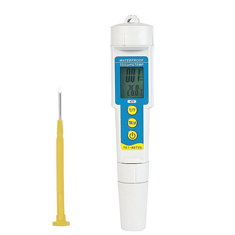 PH-986 3 in 1 Water Tester Multi-Parameter PH Monitor TDS PH Meter Aquarium Acidometer Drink Water Quality Analyser - MRSLM