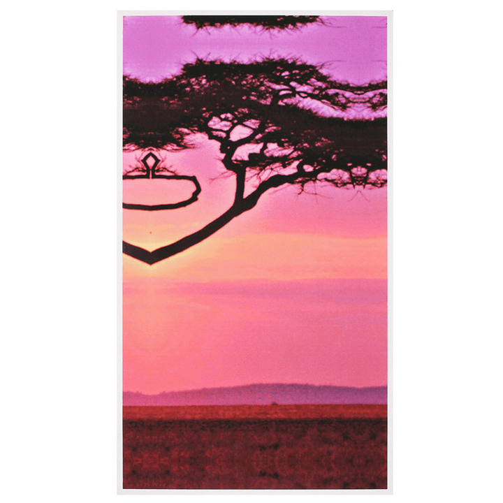 Large Sunset&Tree Canvas Print Wall Art Painting Picture NO Frame Home Decorations - MRSLM