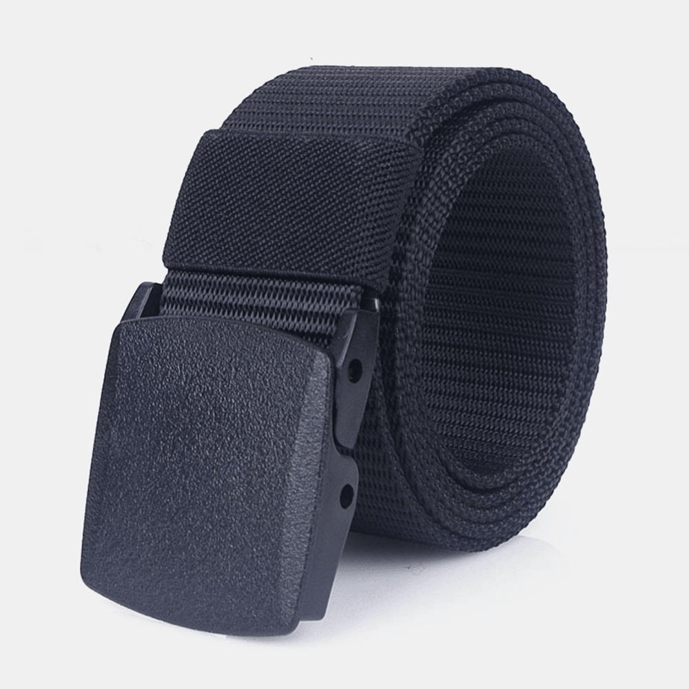 120Cm 3.8Cm Nylon Waist Belts Zinc Alloy Tactical Belt Inserting Buckle - MRSLM