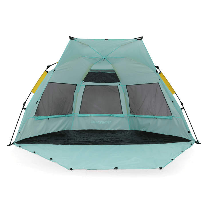 3-4 People 210T Camping Tent Waterproof and UP50+ UV Resistant Outdoor Camping Beach Tent - MRSLM