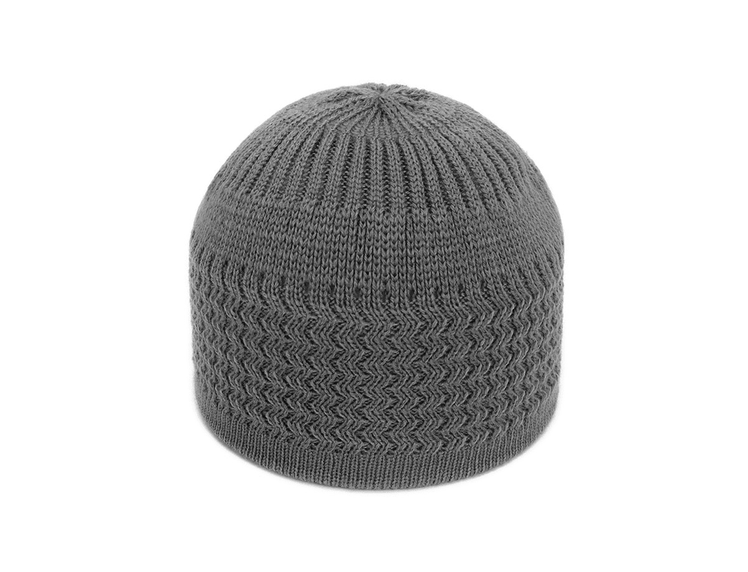 Autumn and Winter Hedging Knitted Wave Jacquard Neutral Dome Warm Woolen Toe Cap - MRSLM