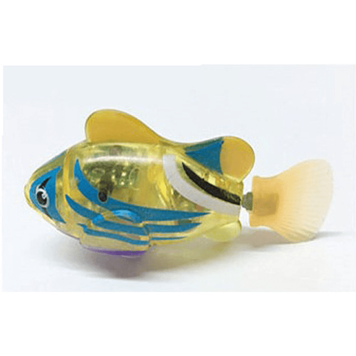 Baby Summer Bath Toy Magic Light Induction Swimming Fish - MRSLM