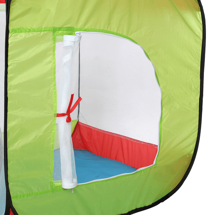 Portable 3 in 1 Childrens Baby Kids Play Tent Toddlers Tunnel Ball Pit Set Children Baby Cubby Playhouse - MRSLM