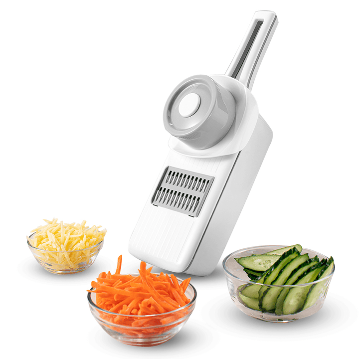 HUOHOU Multifunctional Kitchen Slicer Hand Protection Multiple Blade Automatic Storage ABS Slicer Kitchen Tool - MRSLM