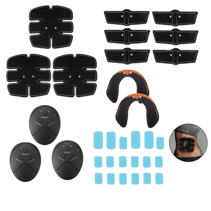 KALOAD 32Pcs/Set ABS Stimulator Hip Trainer Buttocks Lifter Abdominal Muscle Trainer Sports Fitness Body Shaping - MRSLM