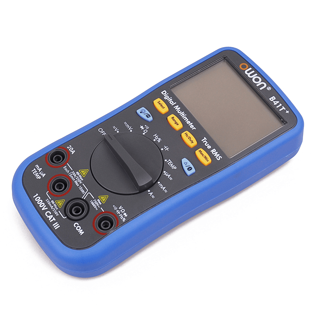 OWON B41T+ 4 1/2 Digital Multimeter with Bluetooth True RMS Tester Meter 3 in 1 Datalogger + Multimeter + Temperature Meter - MRSLM