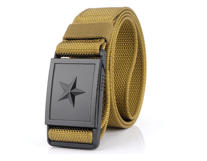 Men'S Canvas Belt with Magnetic Buckle Belt - MRSLM