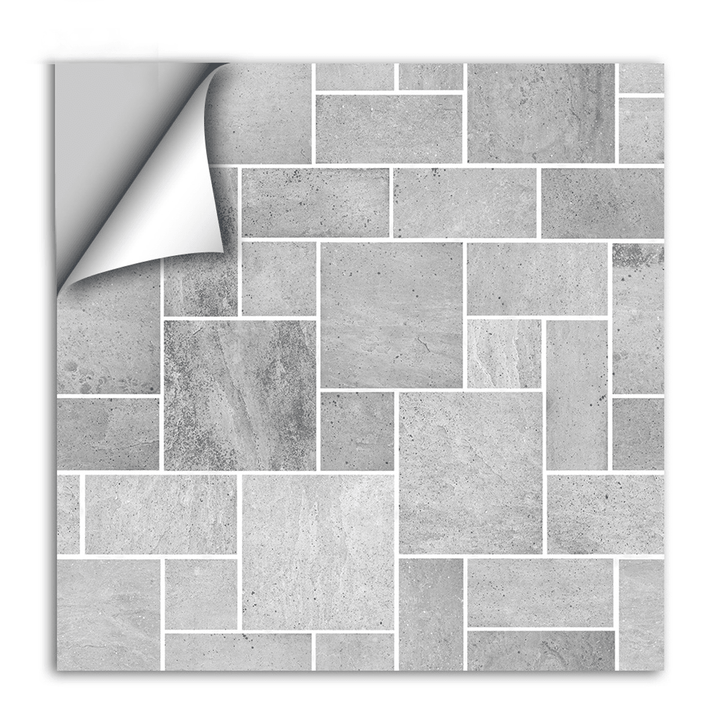 Kitchen Tile Stickers Bathroom Modern Style Sticker Self-Adhesive Wall Decoration - MRSLM