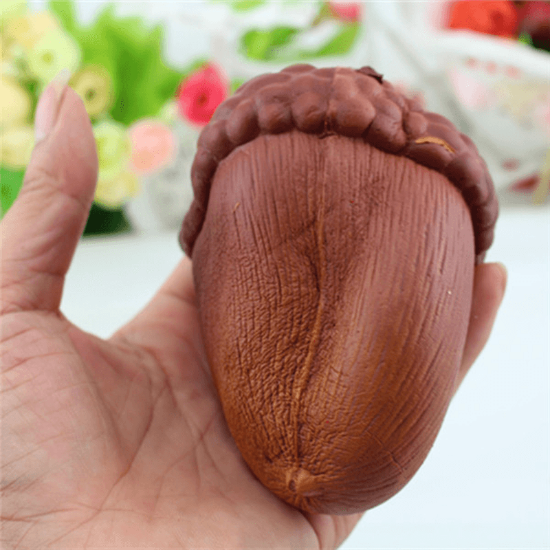 Squishy Acorn 11Cm Soft Slow Rising Cute Kawaii Collection Gift Decor Toy - MRSLM