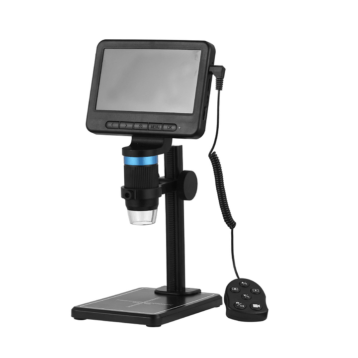 5 Inch 1920*1080 LCD Wifi Digital Microscope 500X-1000X Wireless USB Microscope Camera Industrial Maintenance with Plastic Bracket - MRSLM