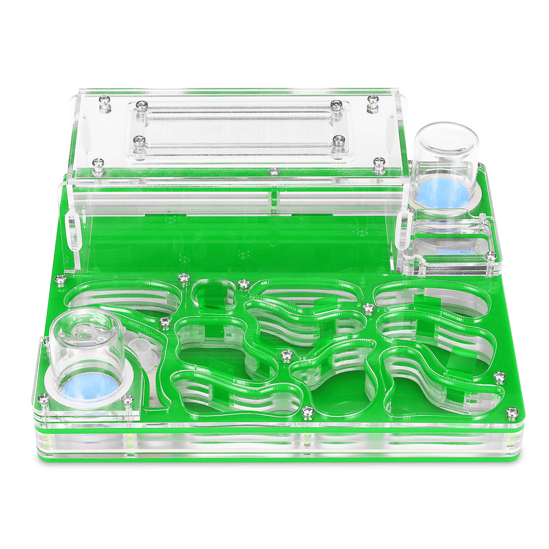 Acrylic Maze Ant Farm Works Workshop Live Habitat Feeding Nest Kids Educational Toys Gift - MRSLM