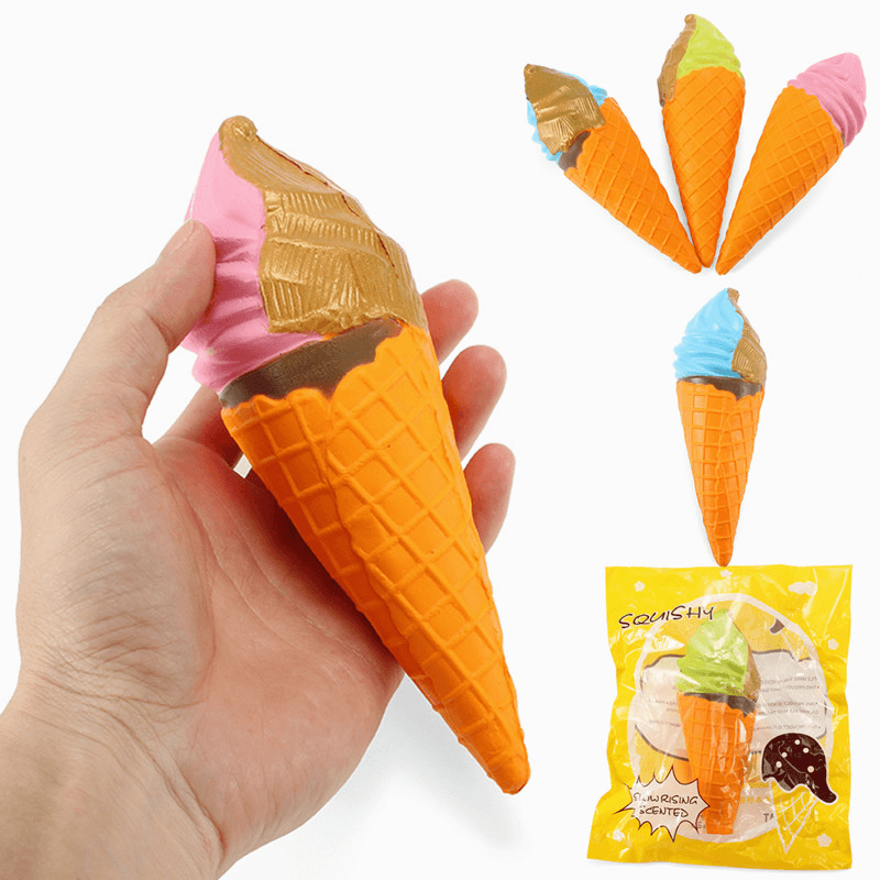 Yunxin Squishy Ice Cream 18Cm Slow Rising with Packaging Collection Gift Decor Soft Squeeze Toy - MRSLM
