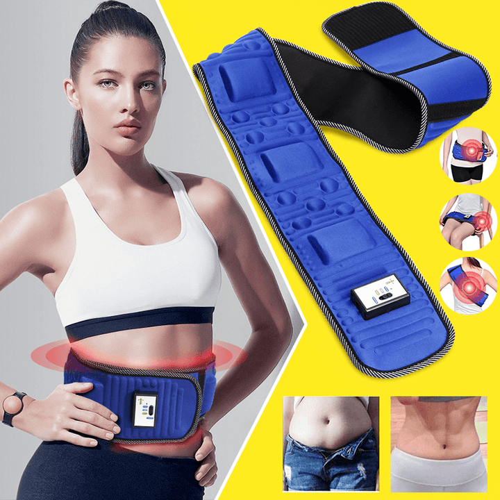 Electric Abdominal Tummy Slimming Belly Burner Reduce Weight Fitness Belt - MRSLM