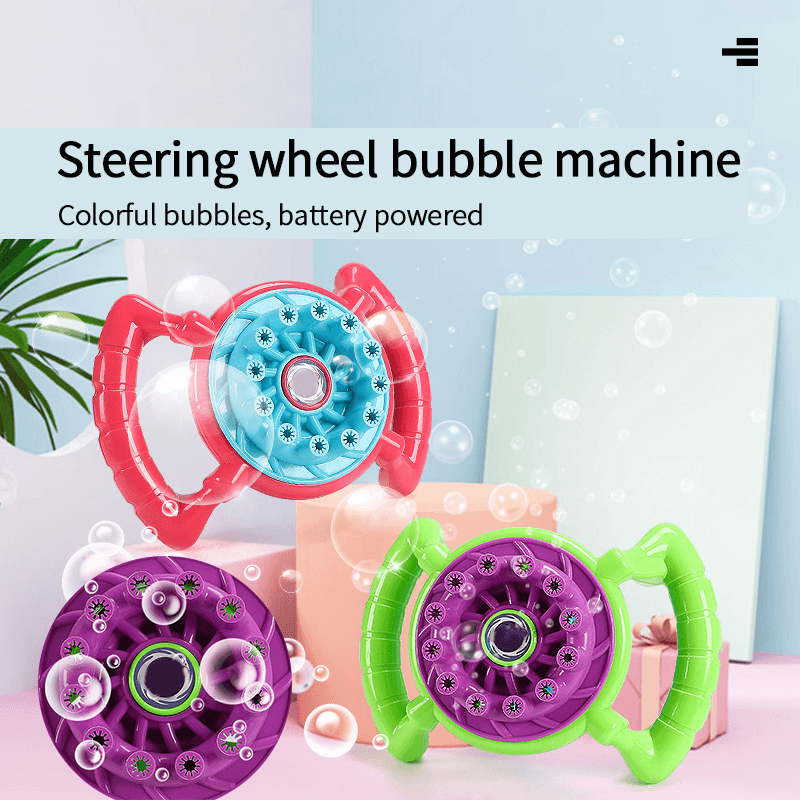 Electric Steering Wheel Bubble Machine - MRSLM