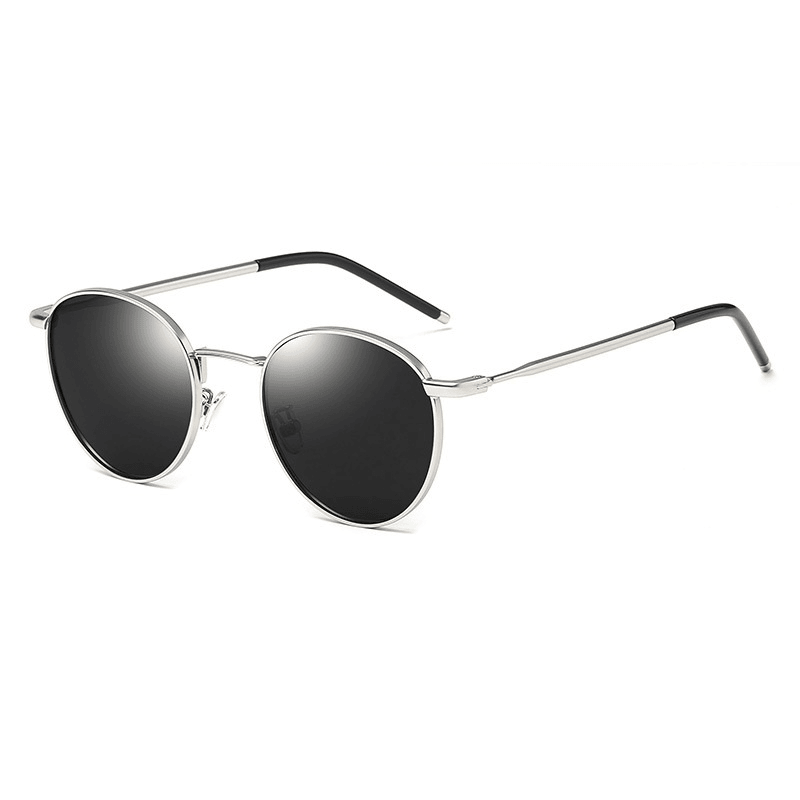 Women'S round Frame Retro Polarized Sunglasses - MRSLM