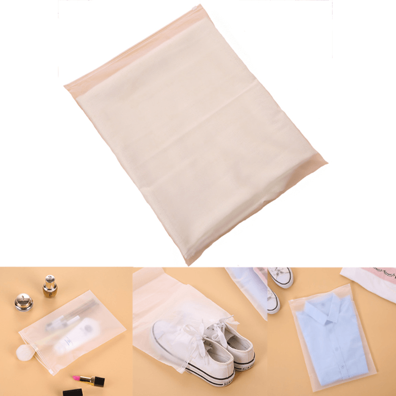 Ipree® 10Pcs/Set Transparent Storage Bag Travel Waterproof Dustproof Sealed Clothing Organizer - MRSLM