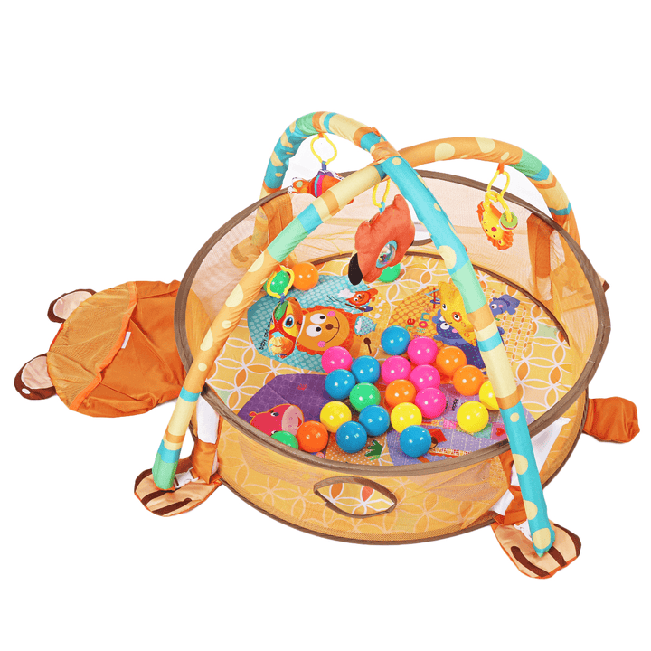 33.46X22.05Inch Baby Gym Toddler Folding Baby Toys Ball Pool Toddler Soft Activity Play Tent Kids Game Playing House - MRSLM