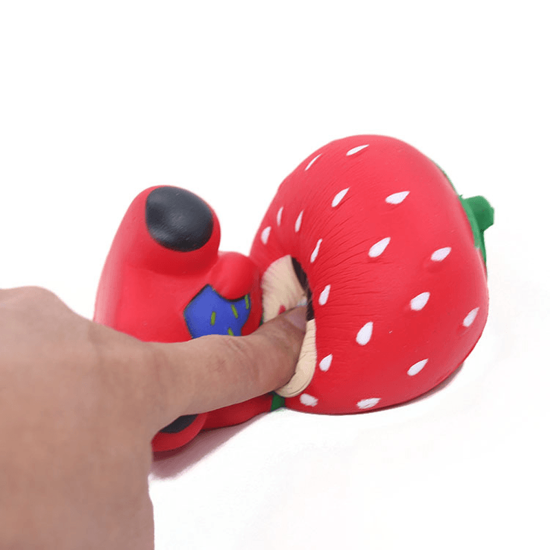 Squishy Strawberry Princess 10CM Slow Rising Rebound Jumbo Toys with Packaging Gift Decor - MRSLM