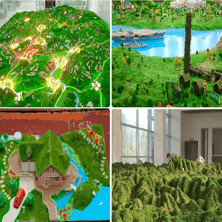 30G 2Mm Simulation Woodland Scenics Static Grass Flock Scatter Scenery Grass Decorations - MRSLM