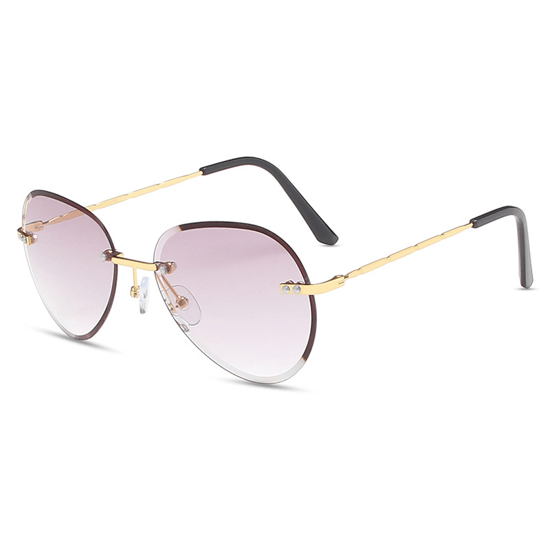 New Personality Frameless Sunglasses for Women, Trend in Europe and America - MRSLM